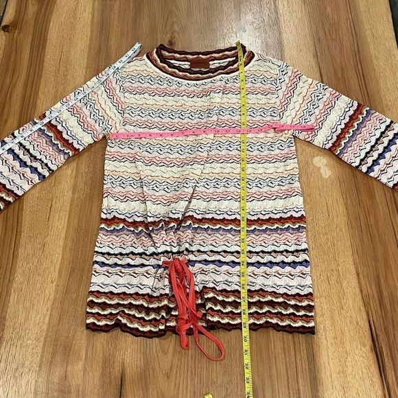 Missoni Zigzag VTG Italian Open Knit Sweater - M - Picture 7 of 9